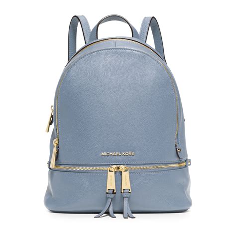 blue michael kors purse|blue michael kors backpack purse.